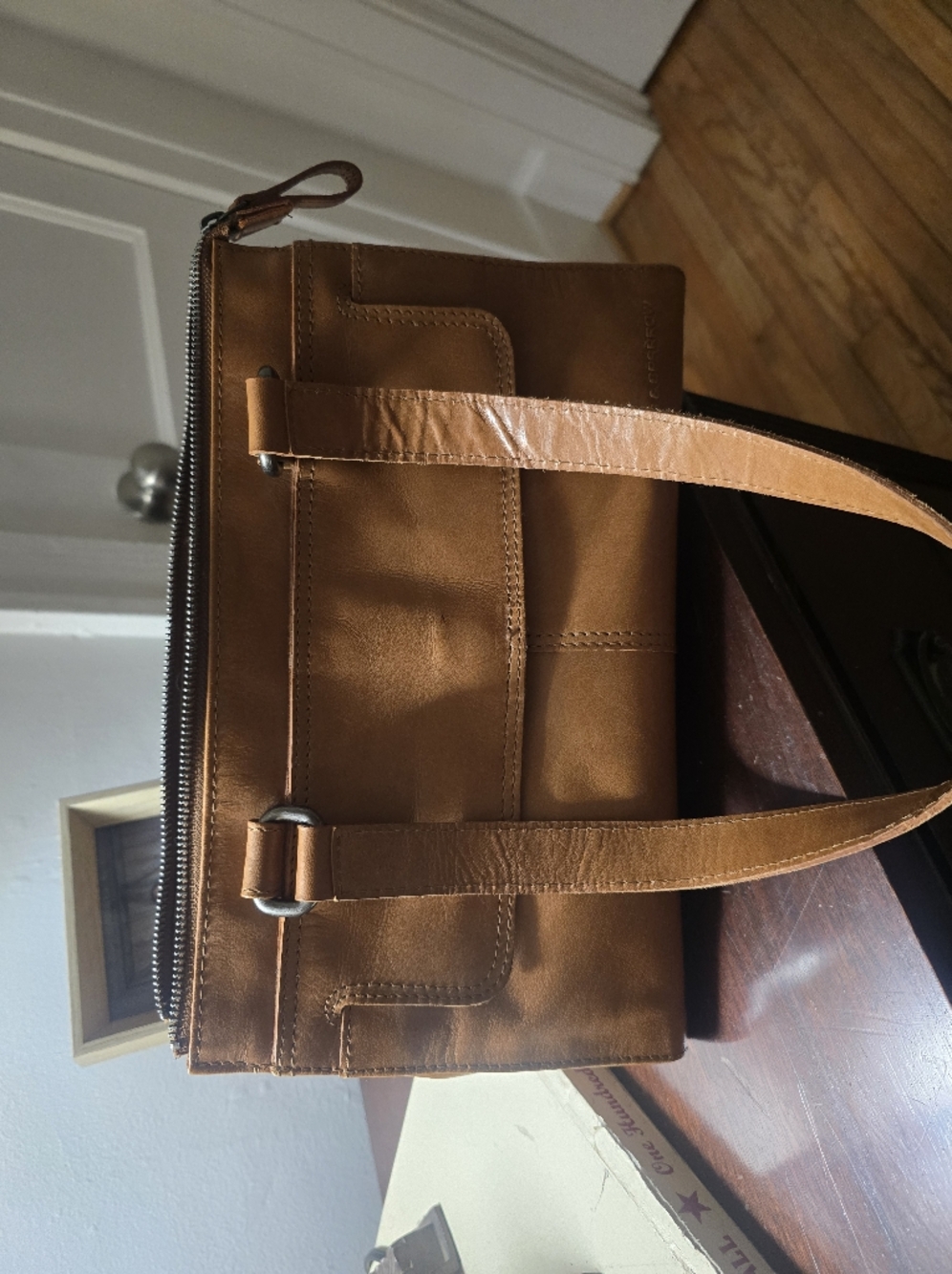 Classic Tan Leather Hobo Bag - Everyday Carry